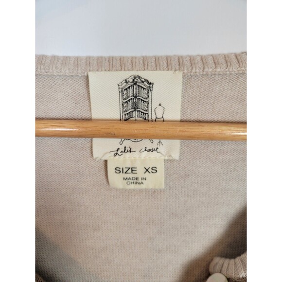 Anthropologie Lili's Closet Colorblock Cardigan Sweater Size XS - Picture 3 of 7